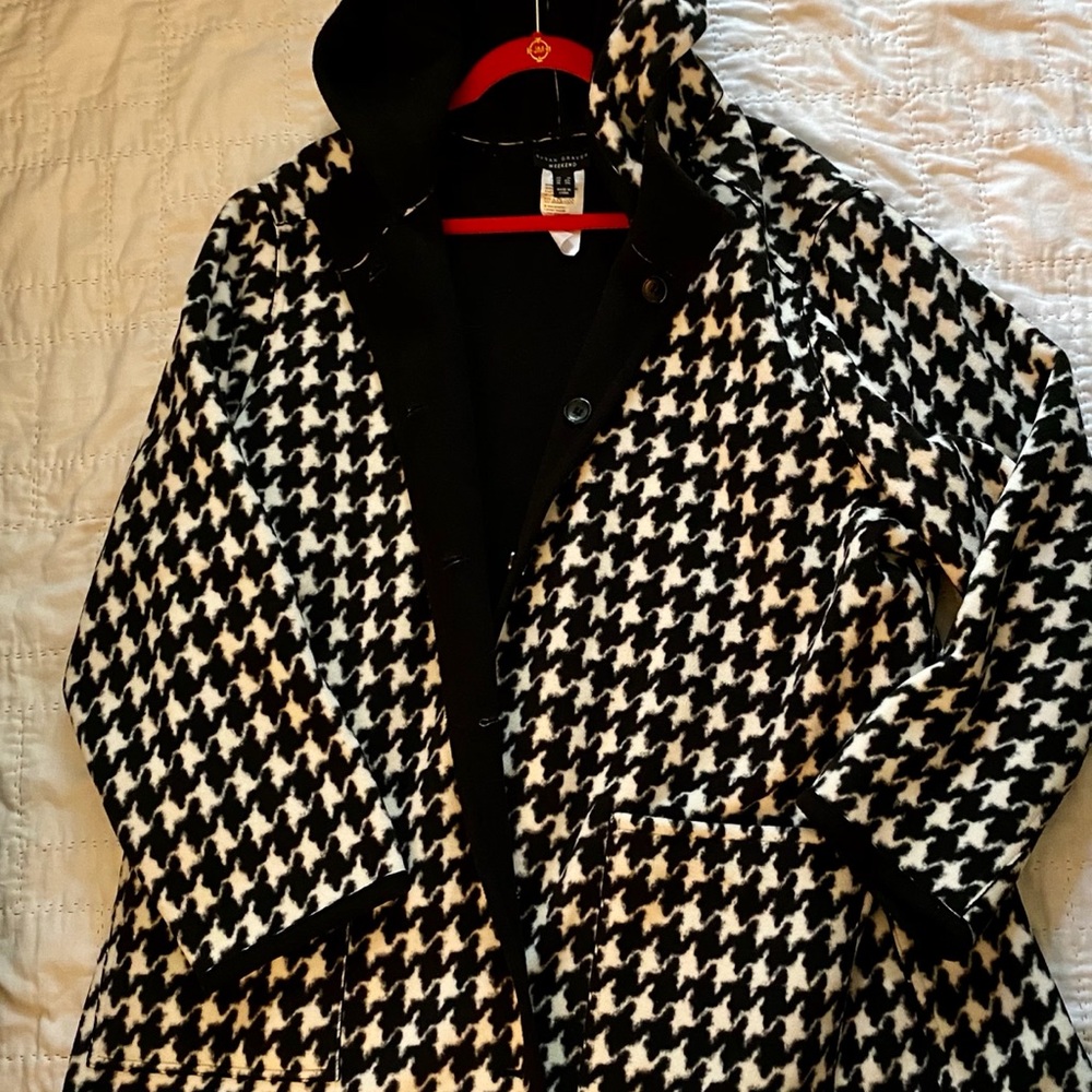 Susan Graver Reversible Polar Fleece Jacket Coat